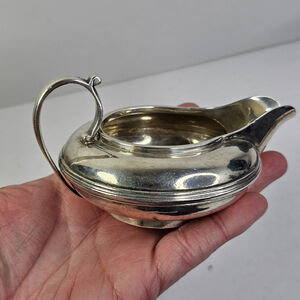 186g Sterling Silver Creamer 925 Goldsmiths And Silvermiths Co Lion Mark Antique